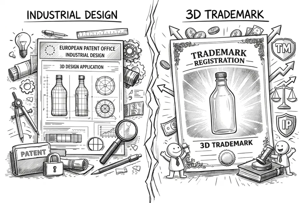 The Battle for Form: 3D Trademarks vs Industrial Designs
