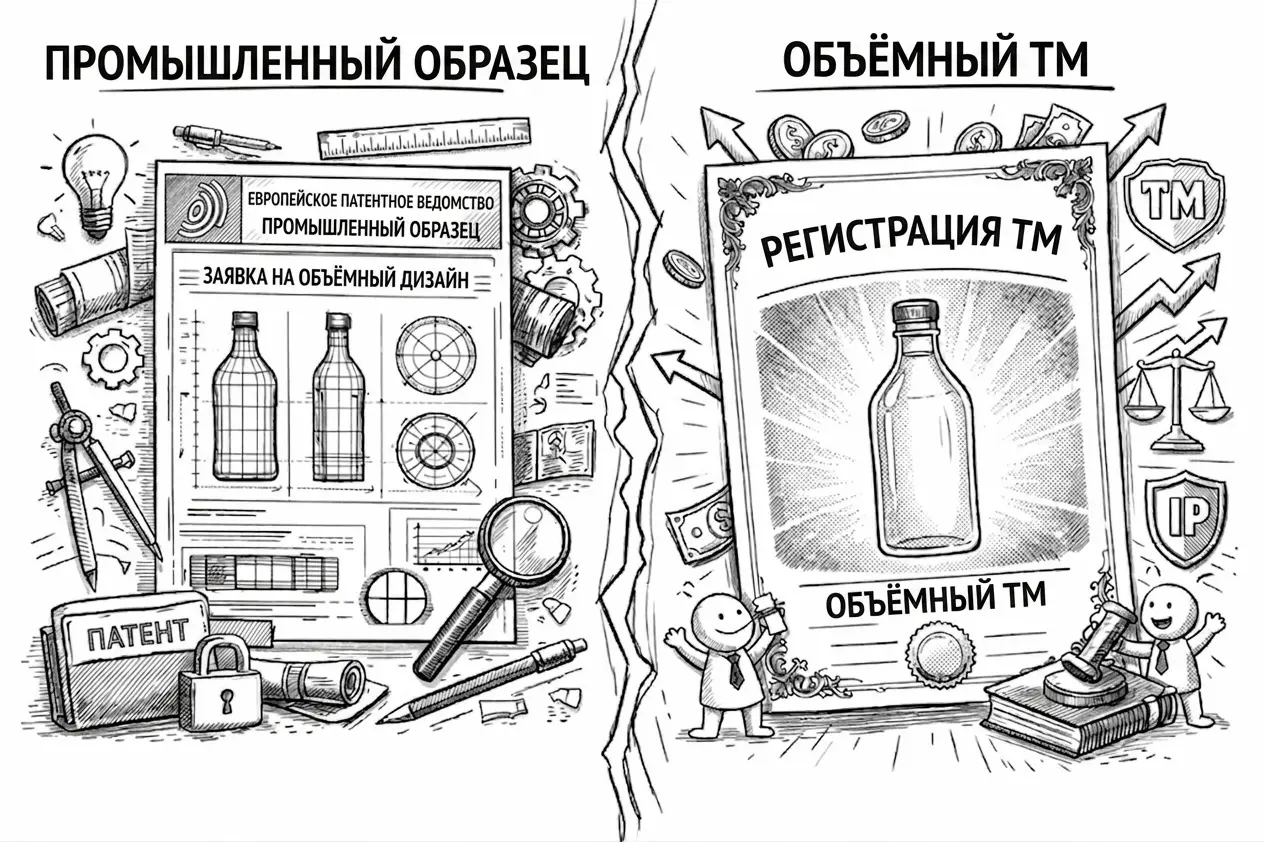 sion ip ru industrial design vs 3d trademark eu