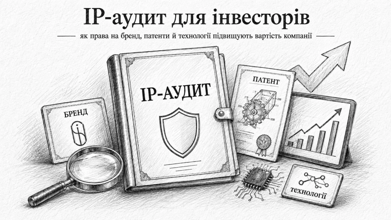 IP-аудит для інвесторів: як права на бренд, патенти й технології підвищують вартість компанії