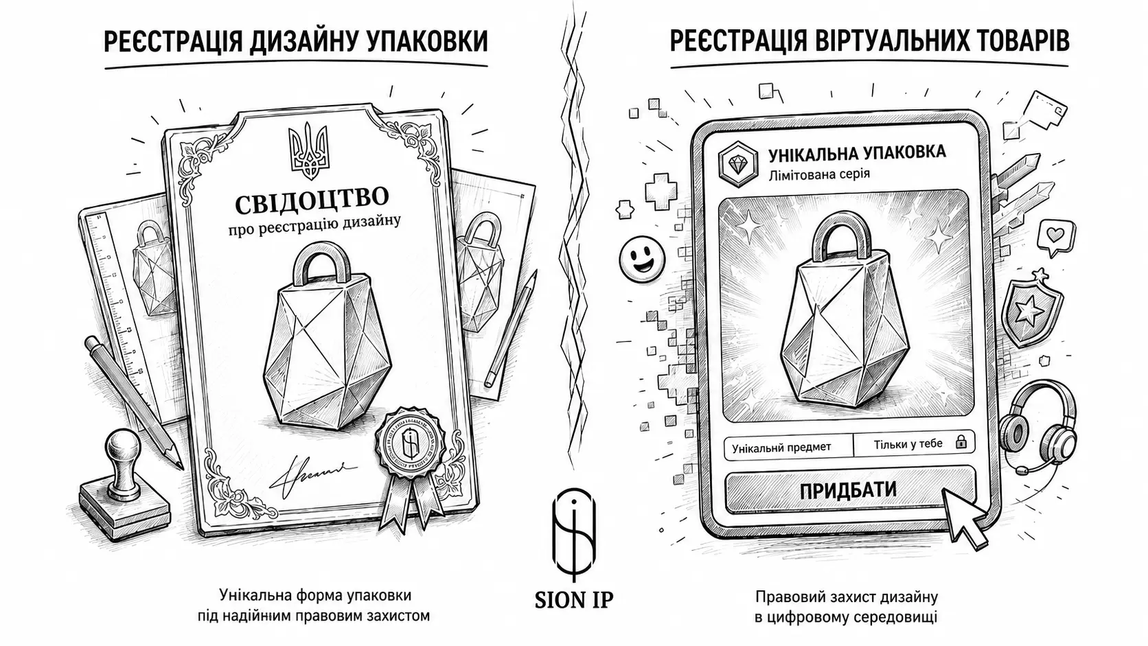 Дизайн в цифрову епоху: як захистити упаковку та віртуальні версії товарів