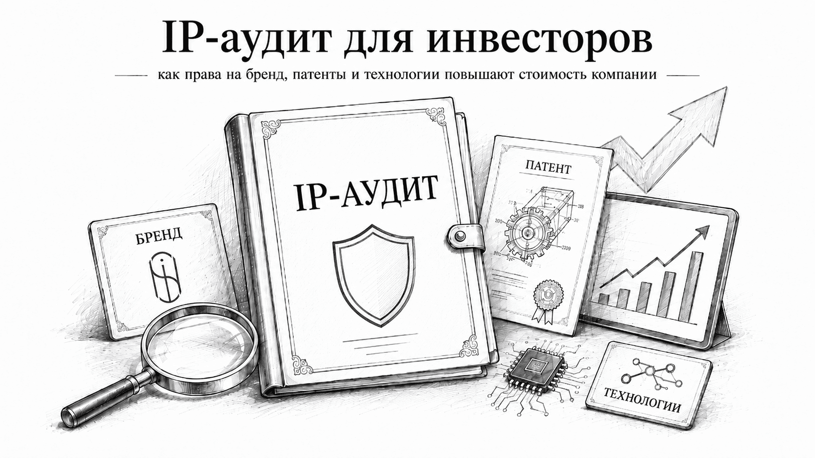IP-аудит для инвесторов: как права на бренд, патенты и технологии повышают стоимость компании
